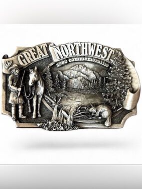 Vintage Siskiyou 1982 "The Great Northwest" Belt Buckle - Limited #1459/2500